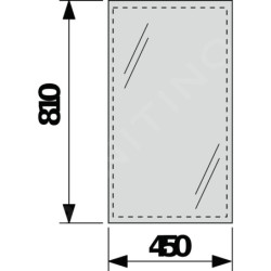 Jika Clear - Miroir 450x810 mm H4557011731441