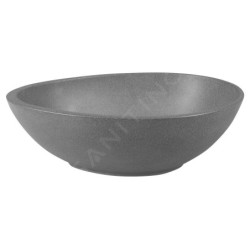 Sapho Lavabos - Lavabo Punc 534x390 mm, avec bonde, nanocouche, grès noir BH7001