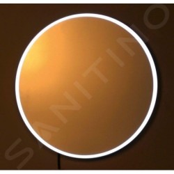 Sapho Float - Miroir avec éclairage LED, diamètre 600 mm, blanc 22559