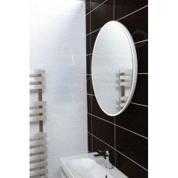 Sapho Float - Miroir avec éclairage LED, diamètre 600 mm, blanc 22559