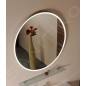 Sapho Float - Miroir avec éclairage LED, diamètre 600 mm, blanc 22559 Sapho Float - Miroir avec éclairage LED, diamètre 600 mm, blanc 22559