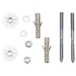 Sapho Accessoires - Kit de fixation UAK12 pour lavabo, vis 8x120 mm 40027