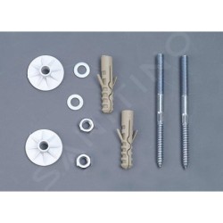 Sapho Accessoires - Kit de fixation UAK12 pour lavabo, vis 8x120 mm 40027