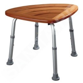 Sapho Accessoire Ridder - Tabouret, aluminium/ bambou A00502081