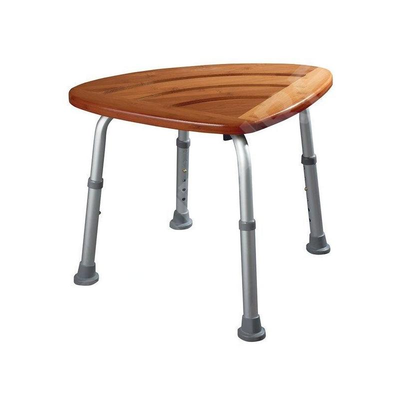 Sapho Accessoire Ridder - Tabouret, aluminium/ bambou A00502081