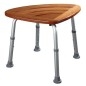 Sapho Accessoire Ridder - Tabouret, aluminium/ bambou A00502081