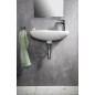 Aqualine Small - Lave-mains murale 510x215 mm, avec 1 trou à droite, blanc 10TP70051