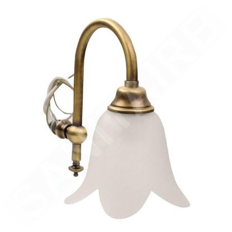 Sapho Apuane - Lampe E14 40W, 230V, bronze C3004AS402BR