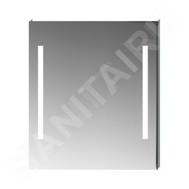 Jika Clear - Miroir avec éclairage LED, 1000x810 mm H4557651731441