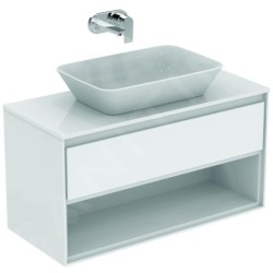 Ideal Standard Connect Air - Plateau 1004 x 18 x 442 mm, bois clair laqué E0851UK