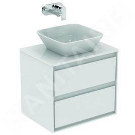 Ideal Standard Connect Air - Plateau 604 x 18 x 442 mm, blanc brillant laqué E0848B2