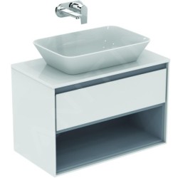 Ideal Standard Connect Air - Plateau 804 x 18 x 442 mm, blanc brillant laqué E0849B2