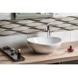 Aqualine Céramique - Vasque à poser, 420x340 mm, sans trou pour robinet, blanc 49412 Aqualine Céramique - Vasque à poser, 420x340 mm, sans trou pour robinet, blanc 49412