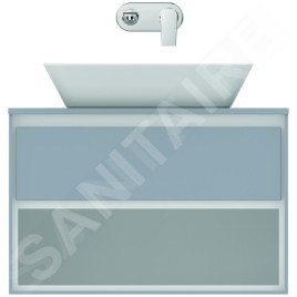 Ideal Standard Connect Air - Plateau 804 x 18 x 442 mm, chêne gris laqué E0849PS