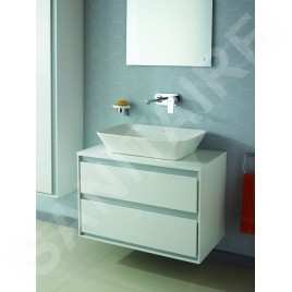 Ideal Standard Connect Air - Plateau 804 x 18 x 442 mm, chêne gris laqué E0849PS