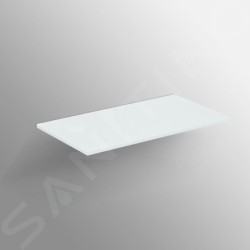 Ideal Standard Connect Air - Plateau 804 x 18 x 442 mm, gris clair brillant laqué E0849EQ