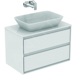 Ideal Standard Connect Air - Plateau 804 x 18 x 442 mm, gris clair brillant laqué E0849EQ