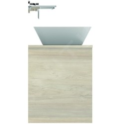 Ideal Standard Connect Air - Plateau 804 x 18 x 442 mm, bois clair laqué E0849UK