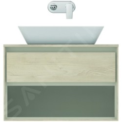 Ideal Standard Connect Air - Plateau 804 x 18 x 442 mm, bois clair laqué E0849UK