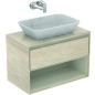 Ideal Standard Connect Air - Plateau 804 x 18 x 442 mm, bois clair laqué E0849UK Ideal Standard Connect Air - Plateau 804 x 18 x 442 mm, bois clair laqué E0849UK