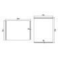 Nimco Miroirs - Miroir de salle de bains éclairé par LED 900 x 700 mm, arrondi, aluminium ZP 17019 Nimco Miroirs - Miroir de salle de bains éclairé par LED 900 x 700 mm, arrondi, aluminium ZP 17019
