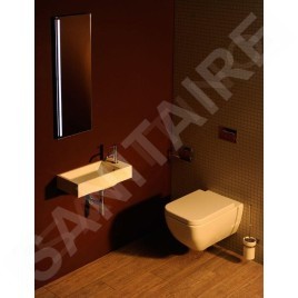 Sapho Small - Lavabo Ariana 500x100x250 mm, robinet à droite, blanc SM016