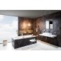 Ravak Moon/Formy - Plaque de lavabo I, 800 x 550 x 70 mm - noyer X000000845