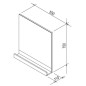 Ravak 10° - Miroir 550x750 mm, noyer foncé X000000850 Ravak 10° - Miroir 550x750 mm, noyer foncé X000000850