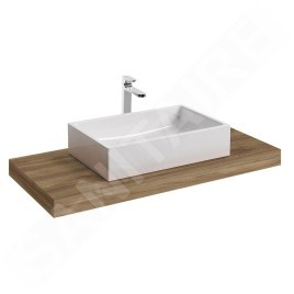 Ravak Moon/Formy - Plaque de lavabo I, 800 x 550 x 70 mm - blanc X000000839