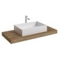 Ravak Moon/Formy - Plaque de lavabo I, 800 x 550 x 70 mm - blanc X000000839
