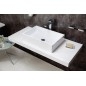 Ravak Moon/Formy - Plaque de lavabo I, 800 x 550 x 70 mm - blanc X000000839