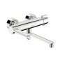 Hansa Clinica - Mitigeur thermostatique de lavabo avec bec orientable, Thermo Cool, chrome 08805202