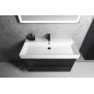 Sapho Kare - Meuble-lavabo Kare 980x460 mm, avec un trou pour robinet, blanc 17100