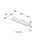 Ideal Standard Mirror&Light - Luminaire LED Luxury 344x92x43 mm, 9W, chrome T2907AA