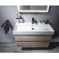 Sapho Kare - Meuble-lavabo Kare 980x460 mm, avec un trou pour robinet, blanc 17100