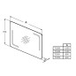 Ideal Standard Mirror&Light - Miroir 600x700 mm avec éclairage LED T3350BH Ideal Standard Mirror&Light - Miroir 600x700 mm avec éclairage LED T3350BH