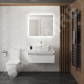 Ideal Standard Mirror&Light - Miroir 700x700 mm avec éclairage LED T3335BH