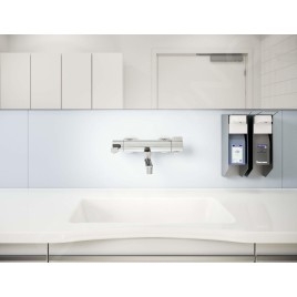 Hansa Clinica - Mitigeur thermostatique de lavabo avec bec orientable, Thermo Cool, chrome 08805202
