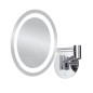 Nimco Miroir de maquillage - Miroir de maquillage mural avec éclairage LED, chrome ZK 20165-26 Nimco Miroir de maquillage - Miroir de maquillage mural avec éclairage LED, chrome ZK 20165-26