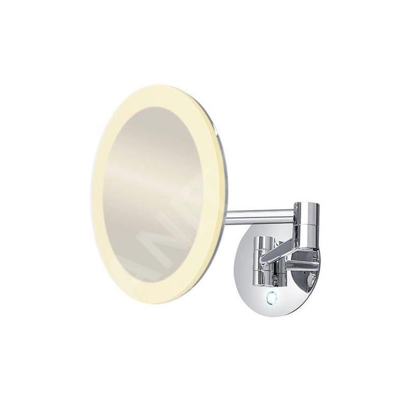 Nimco Miroir de maquillage - Miroir de maquillage mural avec éclairage LED, chrome ZK 20265P-26