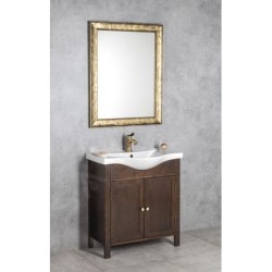 Aqualine Zara - Lavabo 795x460 mm, avec trop-plein, trou pour robinet, blanc 10080