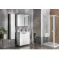 Aqualine Zara - Lavabo 795x460 mm, avec trop-plein, trou pour robinet, blanc 10080 Aqualine Zara - Lavabo 795x460 mm, avec trop-plein, trou pour robinet, blanc 10080