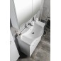 Aqualine Zara - Lavabo 795x460 mm, avec trop-plein, trou pour robinet, blanc 10080 Aqualine Zara - Lavabo 795x460 mm, avec trop-plein, trou pour robinet, blanc 10080