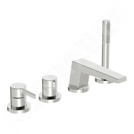 Hansa Loft - Mitigeur pour montage sur bord de baignoire, installation 4 trous, chrome 57752473