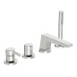 Hansa Loft - Mitigeur pour montage sur bord de baignoire, installation 4 trous, chrome 57752473 Hansa Loft - Mitigeur pour montage sur bord de baignoire, installation 4 trous, chrome 57752473