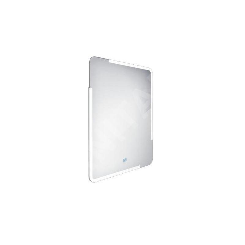 Nimco Miroirs - Miroir avec cadre éclairage LED, 600x800 mm, aluminium ZP 15002V Nimco Miroirs - Miroir avec cadre éclairage LED, 600x800 mm, aluminium ZP 15002V