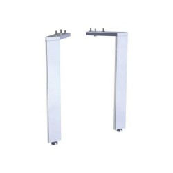 Geberit Acanto - Pieds pour meuble, 316 mm, aluminium/chrome 500.657.00.2