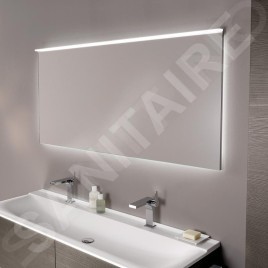 Geberit Xeno 2 - Miroir 1400 x 710 mm avec éclairage LED et chauffage 500.204.00.1
