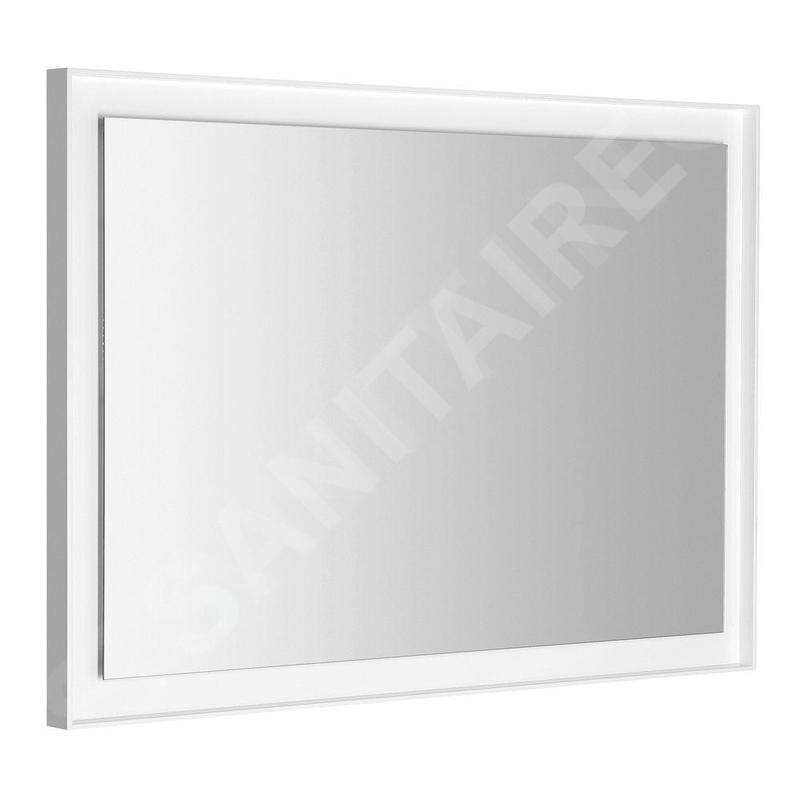 Sapho Miroirs - Miroir Flut dans un cadre 1000x700 mm, avec éclairage LED, blanc FT100 Sapho Miroirs - Miroir Flut dans un cadre 1000x700 mm, avec éclairage LED, blanc FT100