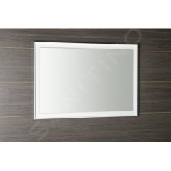 Sapho Miroirs - Miroir Flut dans un cadre 1000x700 mm, avec éclairage LED, blanc FT100